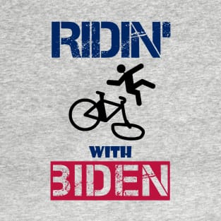 joe biden falling off bike T-Shirt